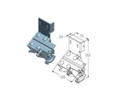 Alutech RBI446R кронштейн нижний